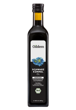 Oildem Bio-Schwarzkümmelöl 500ml (UNGEFILTERT)