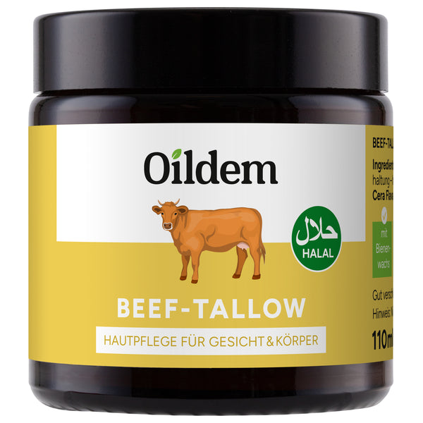 Oildem Beef Tallow Creme, Rindertalg Skincare - Halal - 110ml