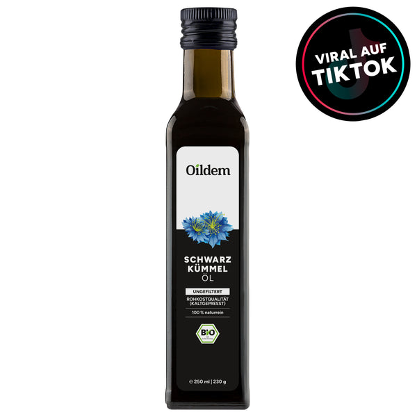 Oildem Bio-Schwarzkümmelöl 250ml (UNGEFILTERT)