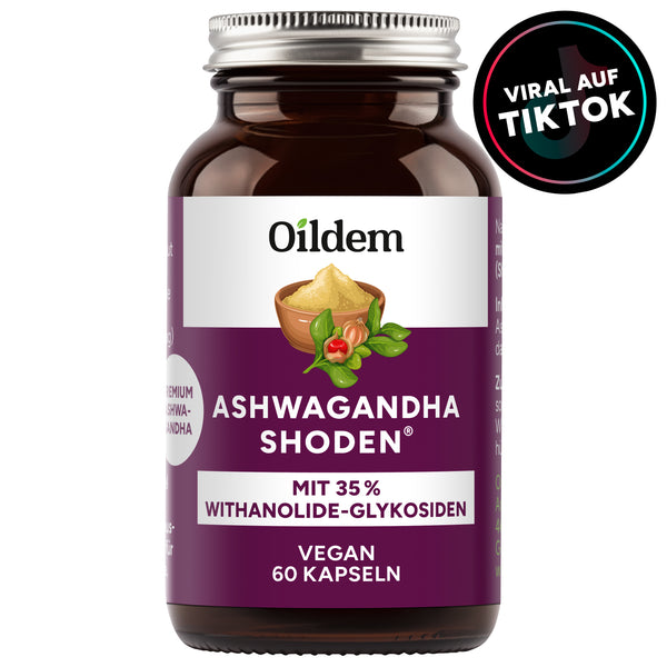 Oildem Ashwagandha Shoden - Premiumrohstoff - 35% Withanolid-Gehalt - laborgeprüft