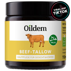 Oildem Beef Tallow Creme, Rindertalg Skincare, Halal, 110ml