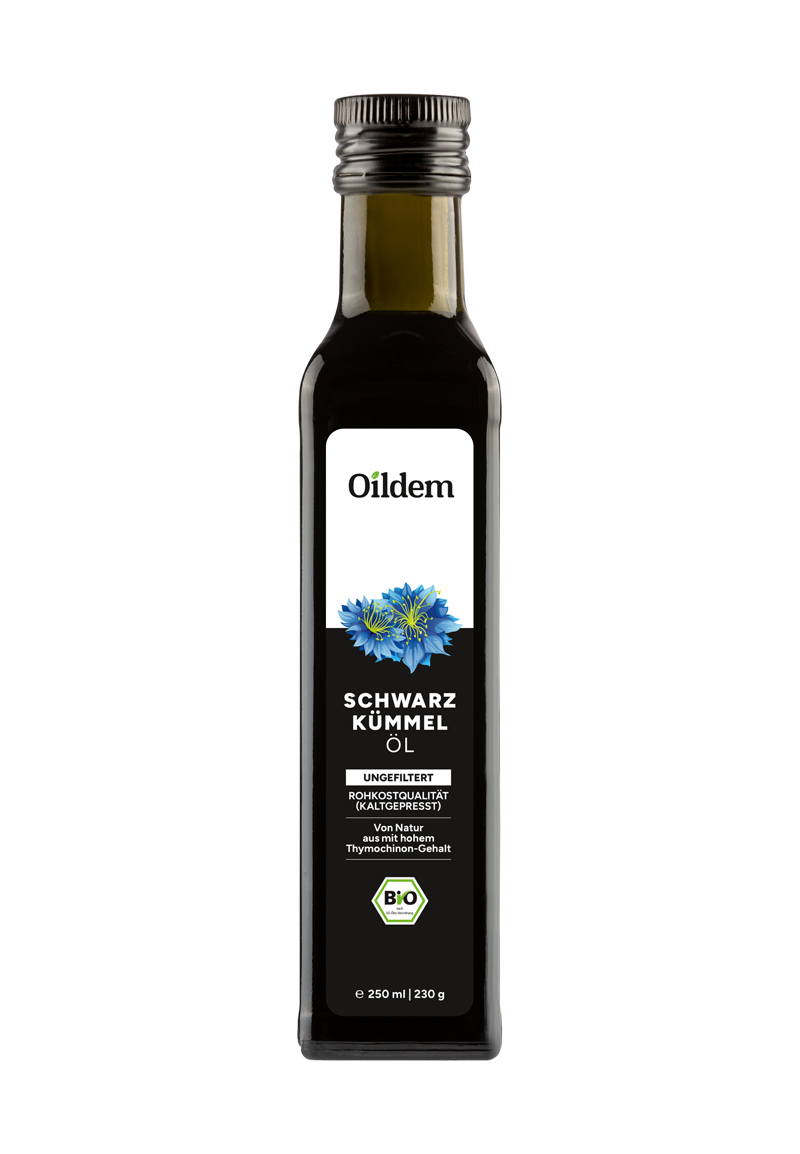 Oildem Bio-Schwarzkümmelöl 250ml (UNGEFILTERT)