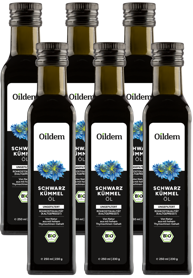 Oildem Bio-Schwarzkümmelöl 250ml (UNGEFILTERT)